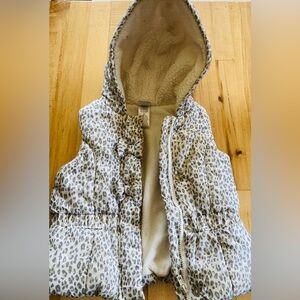 Little Me fleece lined vest